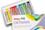 Aliejinės pastelės Pentel, 12 vnt
