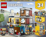 31097 LEGO&reg; Creator Miestelio gyvūnų parduotuvė ir kavinė
