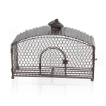 Stovas metalinis augalams 39x32 cm
