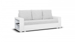 Sofa Bellezza Milo2, balta/&scaron;viesiai pilka