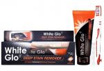 Balinamoji dantų pasta su anglimi White Glo Deep Stain Remover 150 g