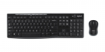Belaidė klaviatūra su pele Logitech MK270, juodos spalvos