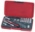 Teng Tools 1/4" 36 vnt. lizdinių raktų rinkinys T1436