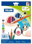 Trikampiai pie&scaron;tukai 18 spalvų Milan