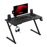 Žaidimų stalas Huzaro Hero 2.5, juodas