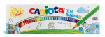 Pie&scaron;tukai spalvoti Carioca Tita Rainbow 50 spalvų