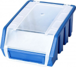 Talpykla su dangčiu Ergobox mėlyna