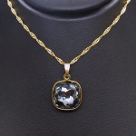 Kaklo papuo&scaron;alas moterims DiamondSky Fantasy II Silver Night su Swarovski kristalais