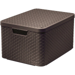Curver Rattan Style dėžė daiktams, 44,5x33x24,8 cm