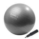 Gimnastiko kamuolys HMS, 75 cm, pilkas