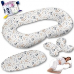 Daugiafunkcinės C tipo maitinimo pagalvės rinkinys 5in1 EkmTrade, 130 cm