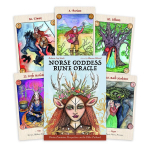 Taro kortos Blue Angel Norse Goddess Rune Oracle