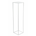 Modernus gėlių stovas, baltas, 100 cm