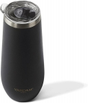 Vahdam vakuuminis termosas kar&scaron;tiems ir &scaron;altiems gėrimams, 270 ml, juodas