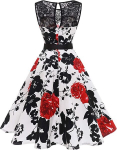 Suknelė moterims Dressystar, balta