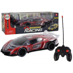 Nuotoliu valdomas sportinis automobilis Lean Toys Racing 1:16, raudonas