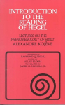 Introduction to the Reading of Hegel: Lectures on the Phenomenology of Spirit