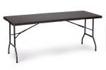 Sodo stalas ModernHome RZK-180B, rudas