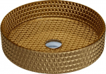 Stiklinis praustuvas Mexen Aura, Gold