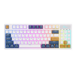 Belaidė mechaninė klaviatūra &bdquo;Royal Kludge RK89 RGB&ldquo;, &bdquo;Lemon&ldquo; jungiklis (baltas)