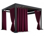 Sodo užuolaida Mariall ZMOS-12, 155x220 cm, bordo spalvos