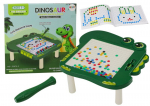 Edukacinė magnetinė lenta/stalas Dinozauras Lean Toys
