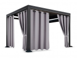 Sodo užuolaida Mariall ZMOC-04, 150x220 cm, plieno spalvos