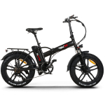 Elektrinis dviratis RKS RSIII PRO 20", juodas, sulankstomas
