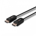 Lindy 10m DisplayPort Kabelis, 7680x4320, Juodas