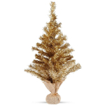 Dirbtinė eglė Home Styling, 60 cm, Dirbtinė eglė auksinė 60 cm