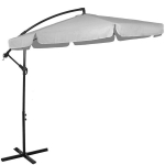 Sodo skėtis Springos GU0042, 300 cm, pilkas