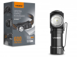 Įkraunamas 2-in-1 LED žibintuvėlis 10W IP68 - &scaron;altai balta (5700K) - 600Lm