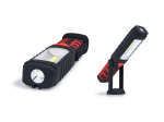 3in1 LED žibintuvėlis 3W COB + 1W LED, &scaron;altai baltas (6000K), įkraunamas