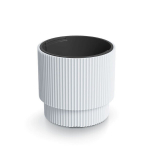 Sodo vazonas Prosperplast Milly 39,5 x 39,5 x 37,5 cm baltas plastikinis įdėklas