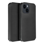 Telefono dėklas Dual Pocket Book Xiaomi Redmi Note 13 Pro 4G Juodas