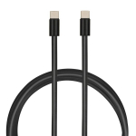 IBOX USB-C Laidas 60W Silikoninis 1m Juodas