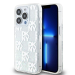 I&scaron;maniojo telefono dėklas - DKNY - iPhone 15 Pro - Multilogotipas - Skystas blizgesys - Lankstus