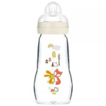 Stiklinis buteliukas Mam Feel Good Forest 1261, 2+ mėn, 260 ml