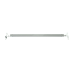 Prisitraukimo baras Gamma 85-110 cm, pilkas
