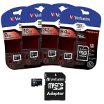 Atminties kortelė telefonui 64GB Micro SD kortelė su 10MB/s adapteriu