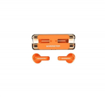 "Monster XKT08" belaidės TWS "Bluetooth" ausinės, oranžinės spalvos