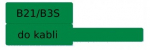 .NIIMBOT B21/B3S kabelių etiketės 25*38mm 100vnt.