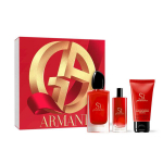Kūno priežiūros rinkinys Giorgio Armani Si Passione EDP moterims: kvapusis vanduo 100 ml + kvapusis vanduo 15 ml + kūno losjonas 75 ml