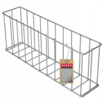 Sodo vejos apvadas Kadax, 51x11x20.5 cm