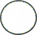 Masažuojantis gimnastikos lankas Jinpoli Charcoal Magnet Hoop (su magnetais)