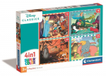 Dėlionė Clementoni 4in1 Disney Classic 21523, 72 dalys
