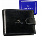 Klasikinė vyri&scaron;ka natūralios odos piniginė - Rovicky TY27469