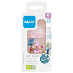 Stiklinis maitinimo buteliukas Mam Feel Good, 0 mėn+, 170 ml