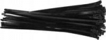 Juodos plastikinės kabelių sąvaržos 7,6x350mm, 50 vnt.