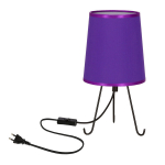 Candellux stalinis &scaron;viestuvas Smally, juodas/violetinis